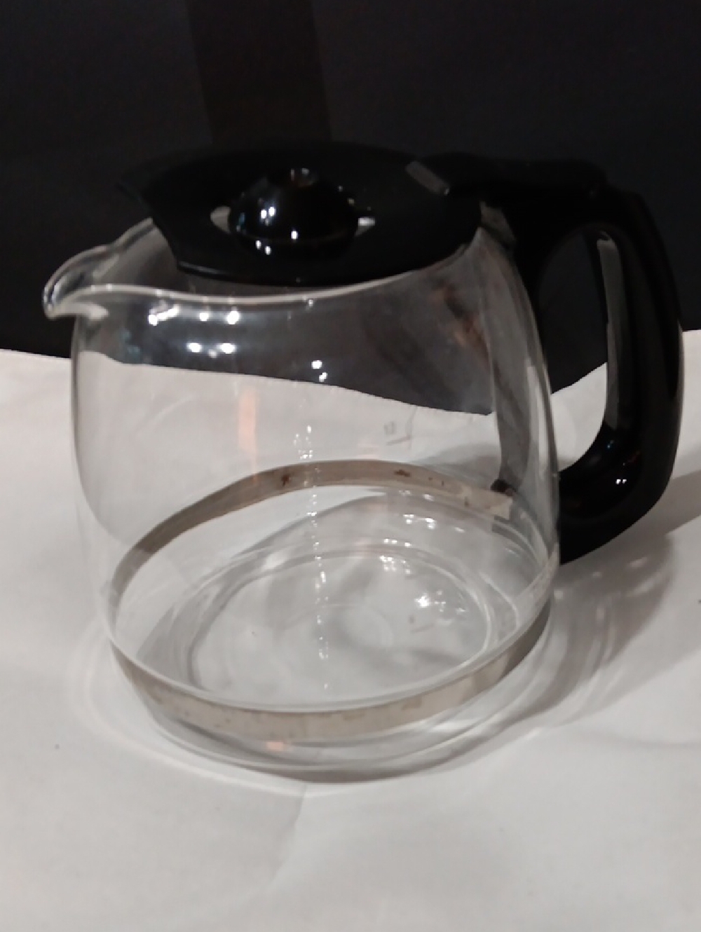 Black & Decker Glass Coffee Carafe with Black Handle and Lid